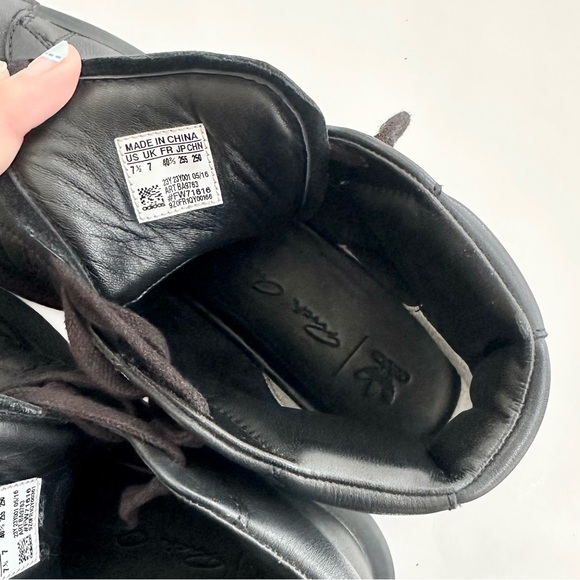 RICK OWENS | ADIDAS MASTODON PRO HIGH TOP LEATHER SNEAKERS HYPEBEAST FW16 - Picture 12 of 17